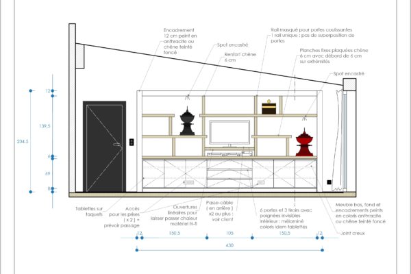 Projet bibliothèque dessin 2D Alexandra Gilson